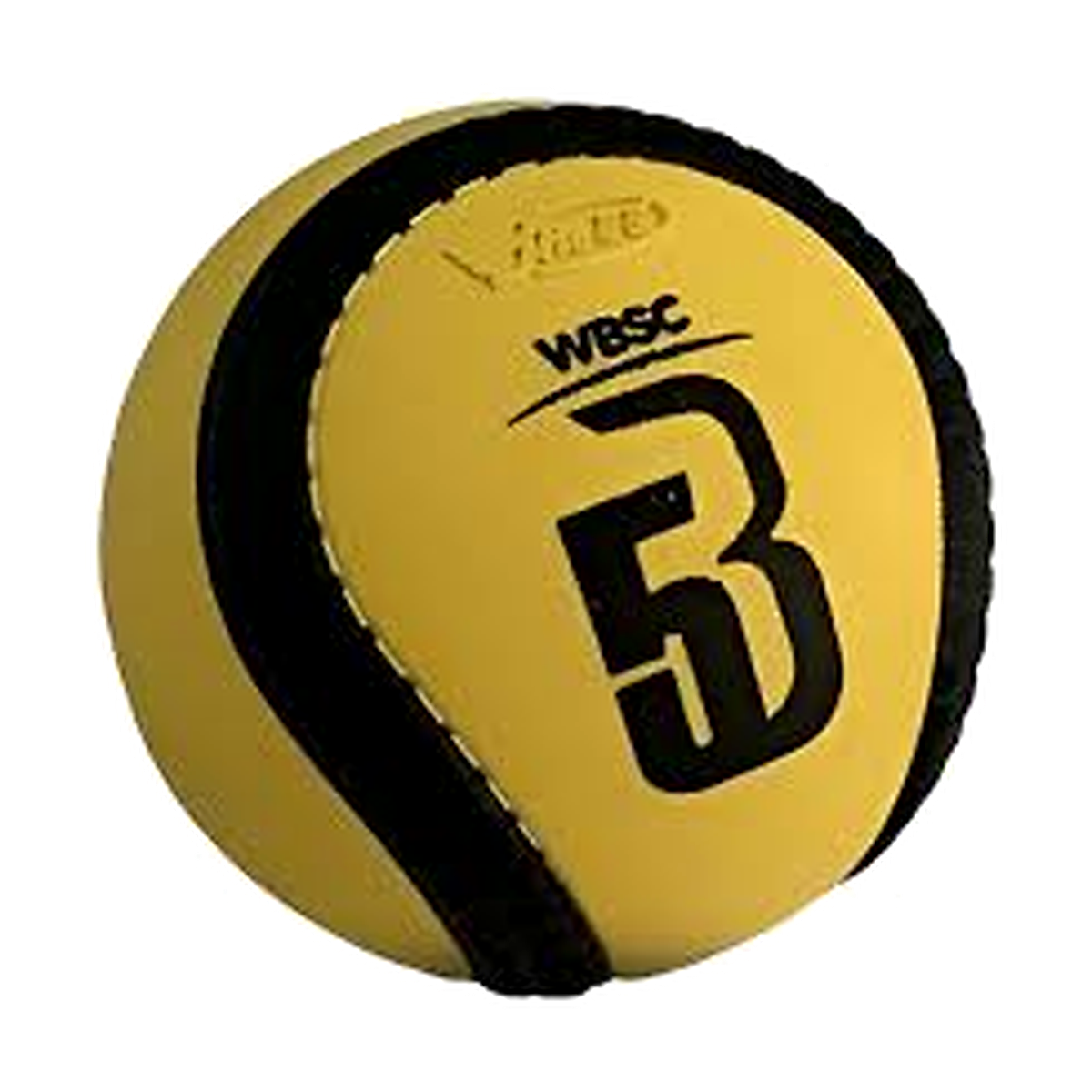 Pelota amarilla y negra de Béisbol 5